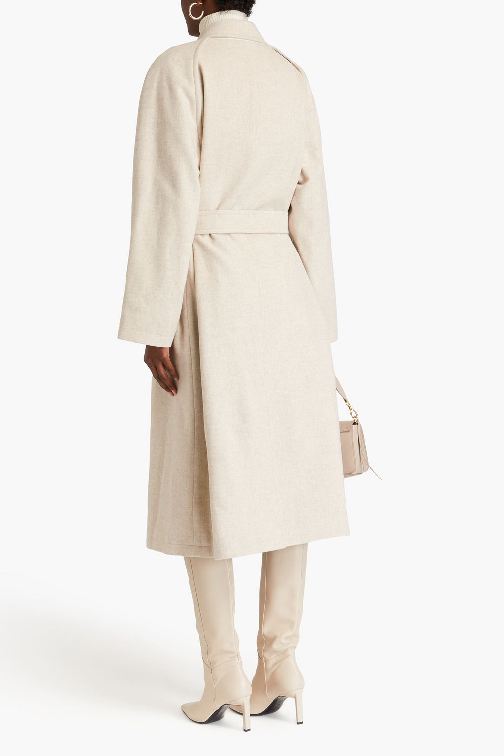 LE 17 SEPTEMBRE Belted wool coat