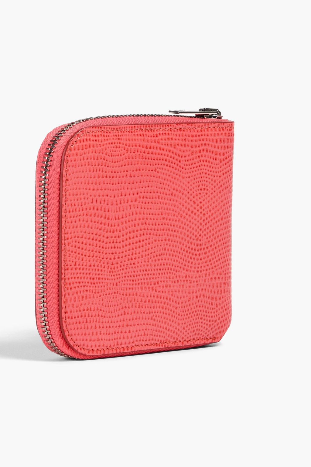ACNE STUDIOS Lizard-effect leather wallet