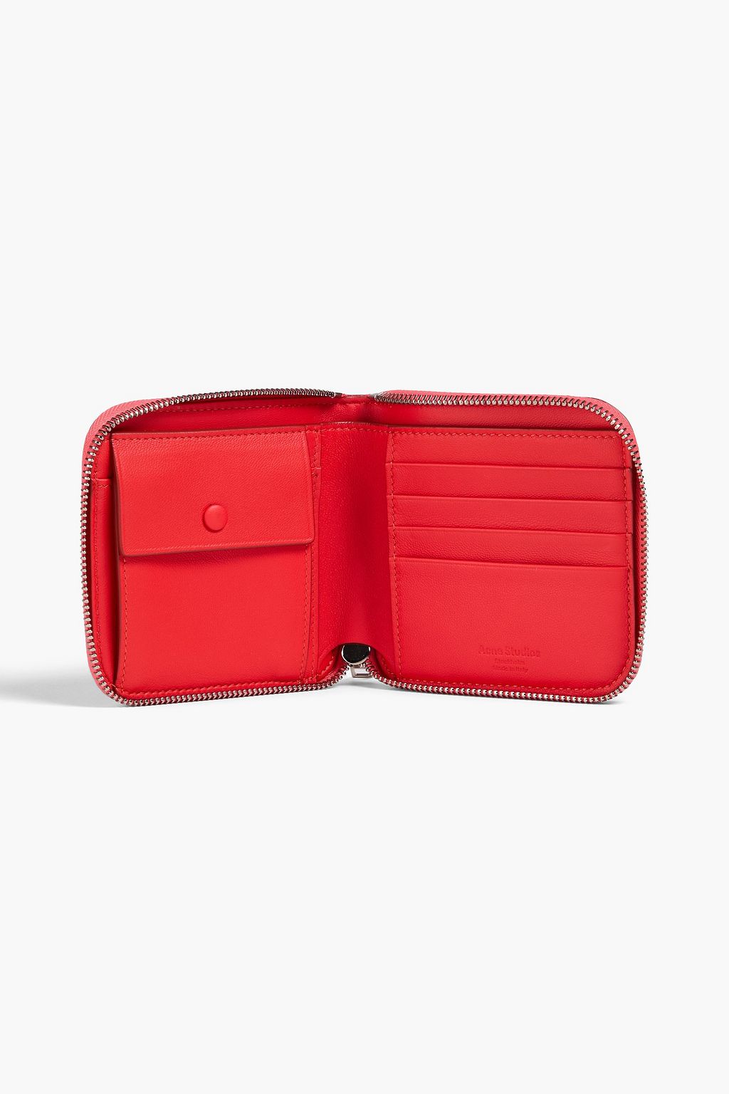 ACNE STUDIOS Lizard-effect leather wallet