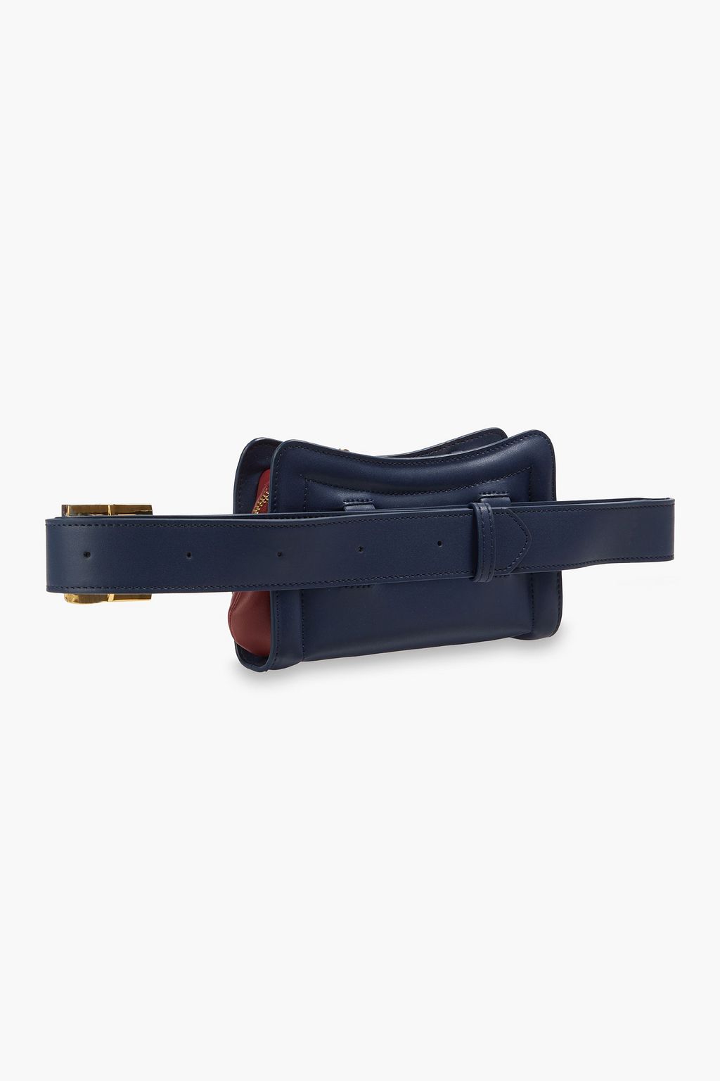 ELLEME Fanny Pack zweifarbige Gürteltasche aus Leder