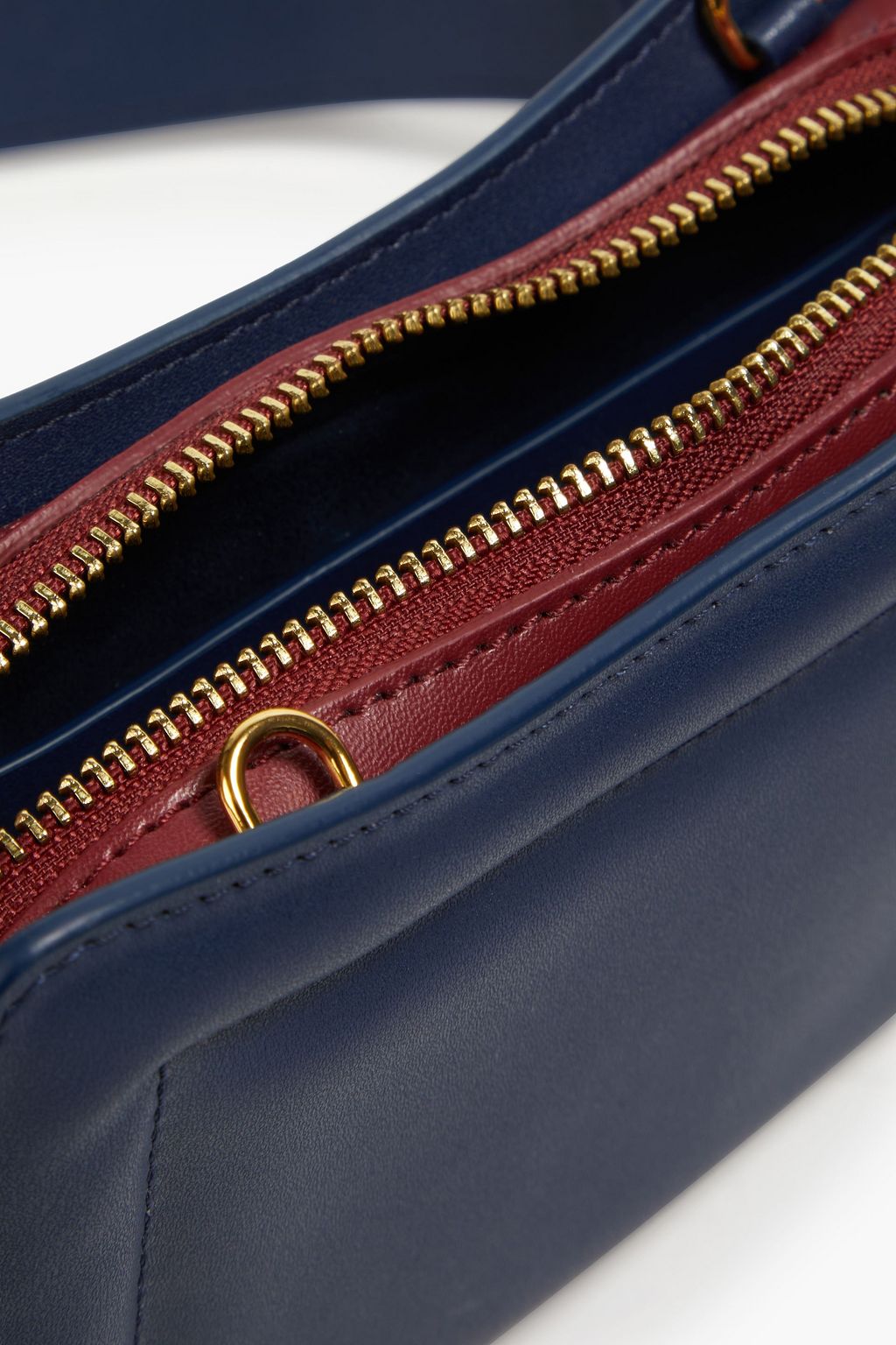 ELLEME Fanny Pack zweifarbige Gürteltasche aus Leder