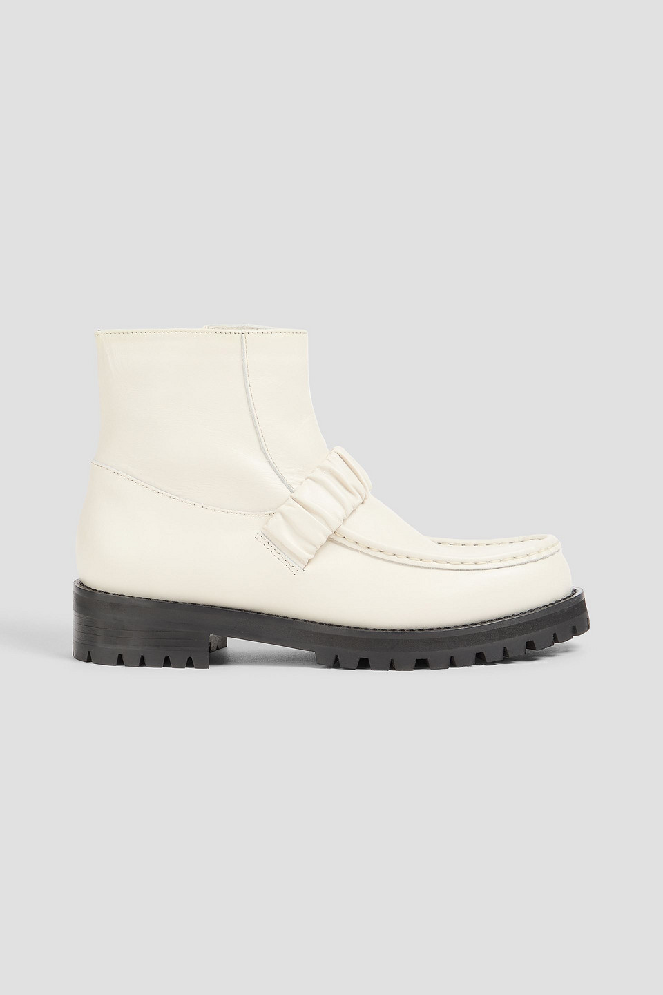Elleme - Andrea leather ankle boots - White - EU 40