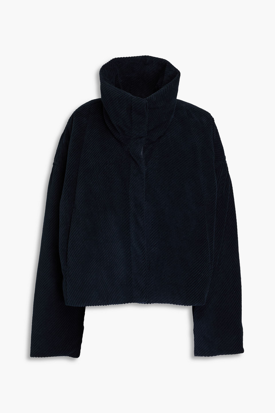 Le 17 Septembre Oversized Cotton-corduroy Jacket In Blue