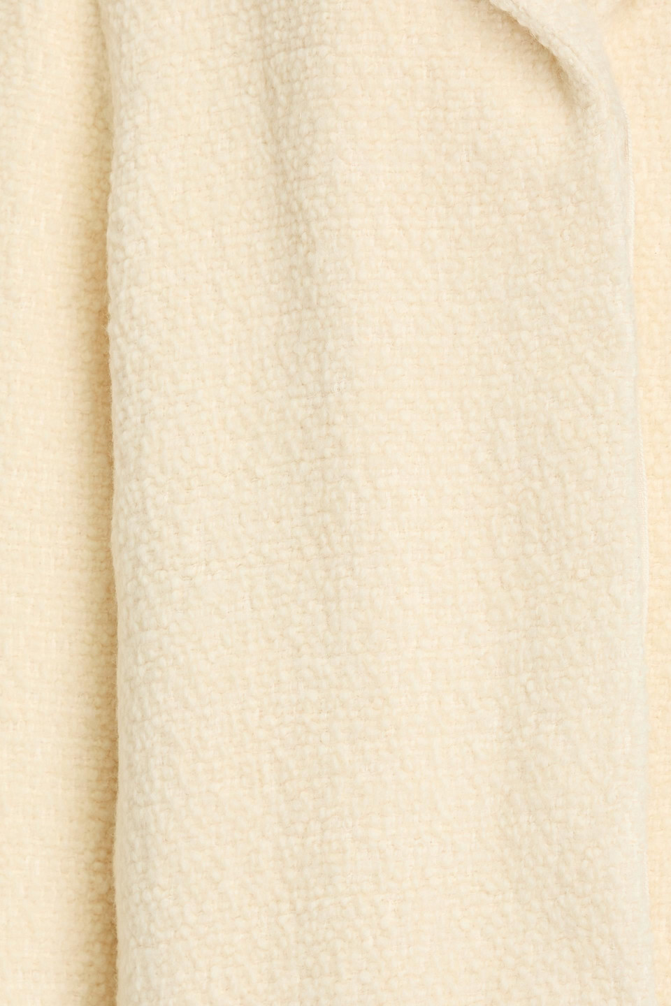 Shop Le 17 Septembre Wool And Cotton-blend Bouclé Coat In Ivory