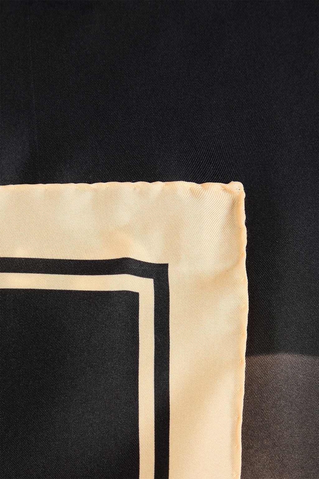 ACNE STUDIOS Printed silk-twill scarf
