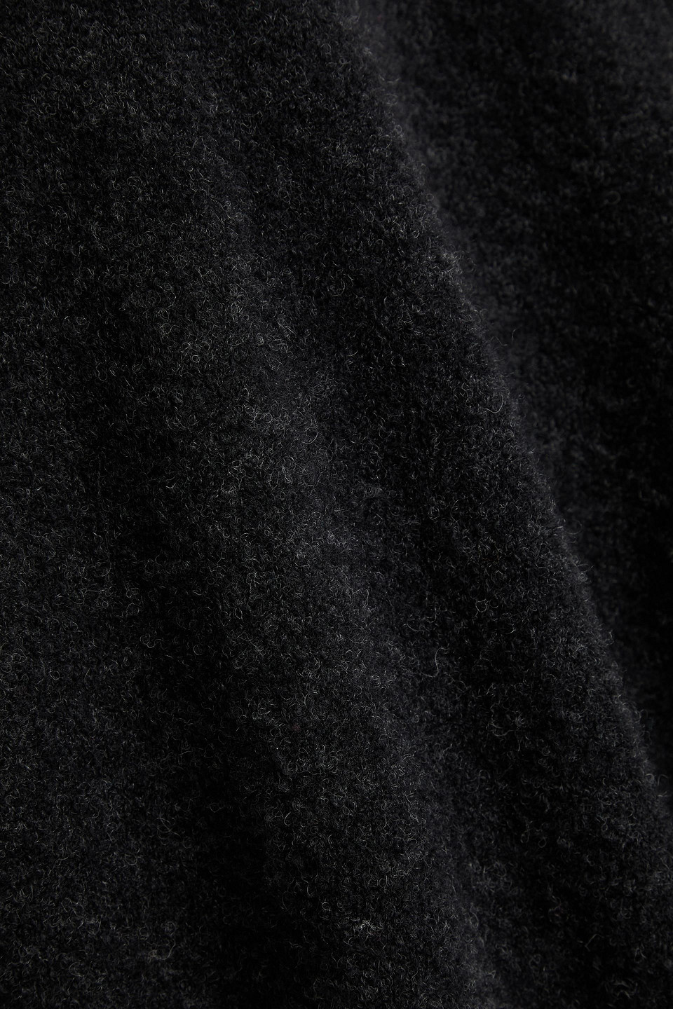 Shop Proenza Schouler Draped Knitted Sweater In Black