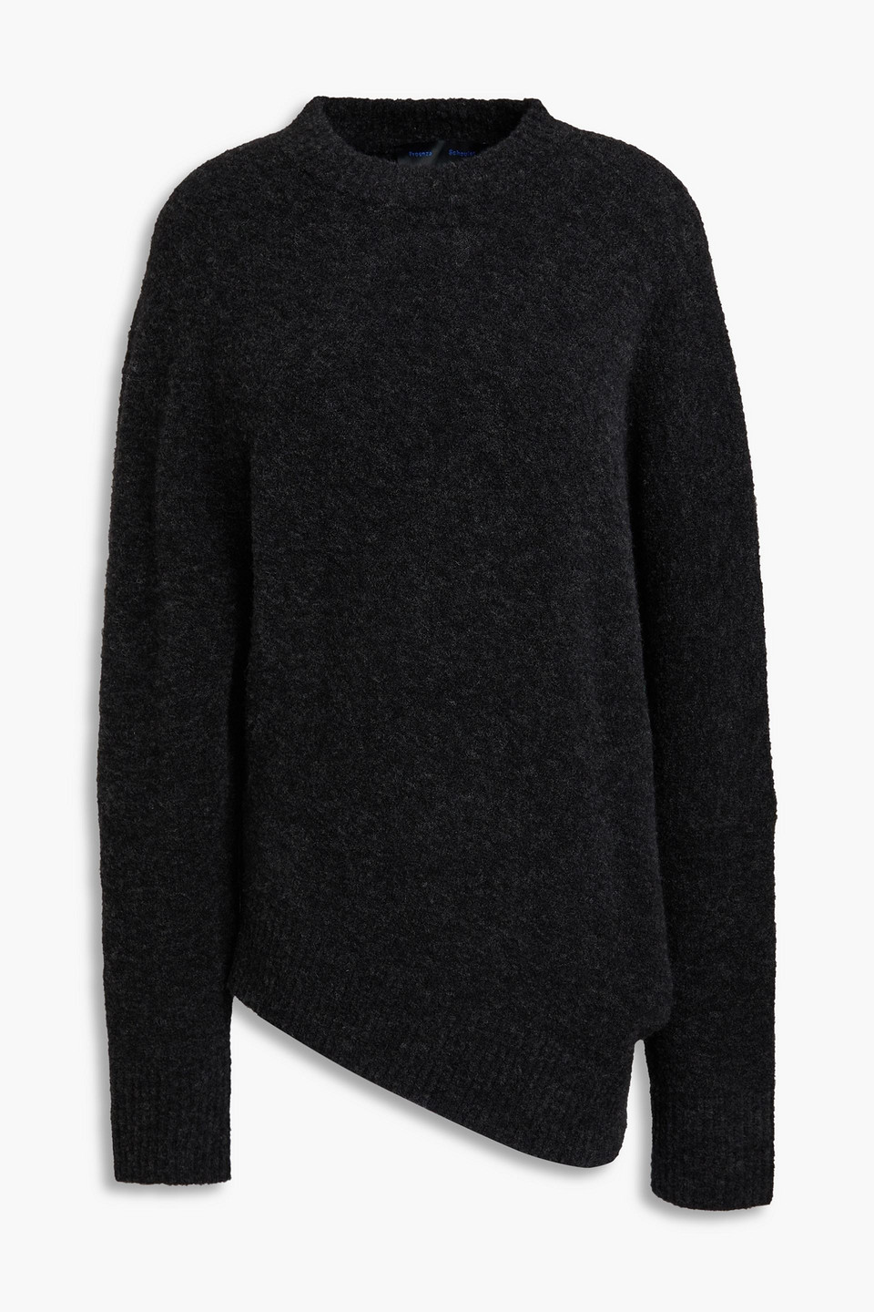 Proenza Schouler Draped Knitted Sweater In Black