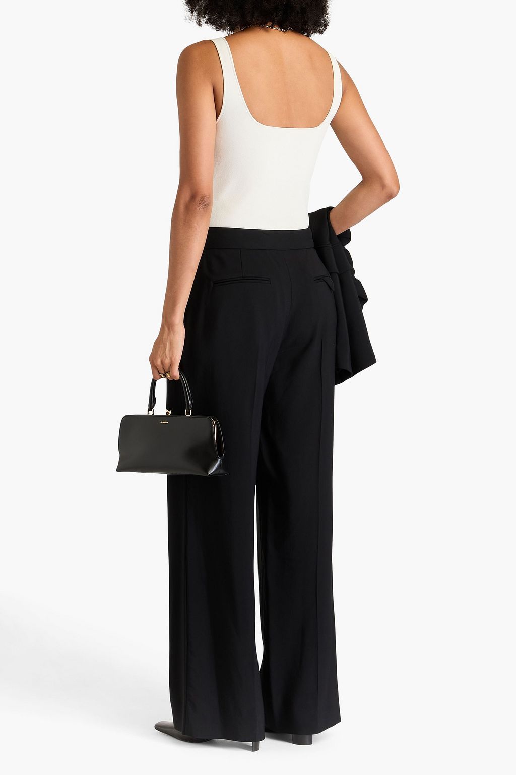 PROENZA SCHOULER بنطلون من التويل بأرجل واسعة