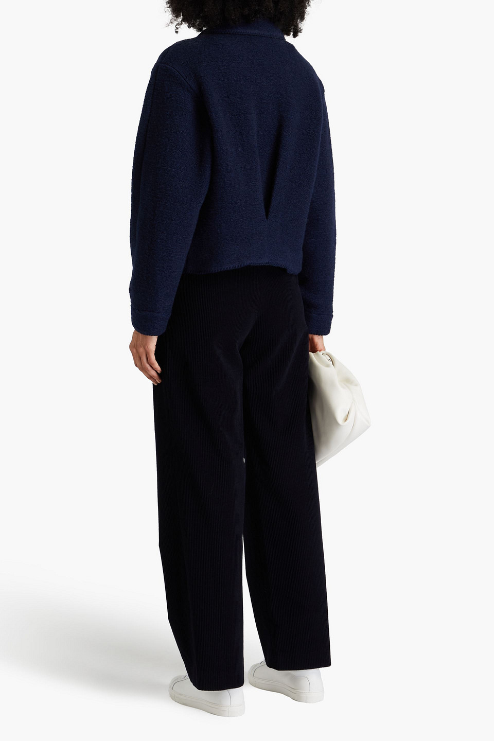 Le 17 Septembre Knitted Jacket In Navy