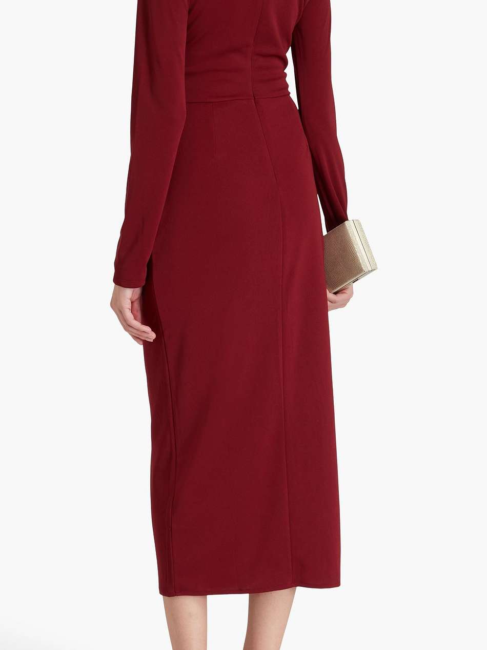 luca cutout embellished jersey midi dress