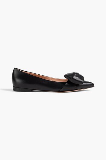 Flat pointed ballet shoes discount