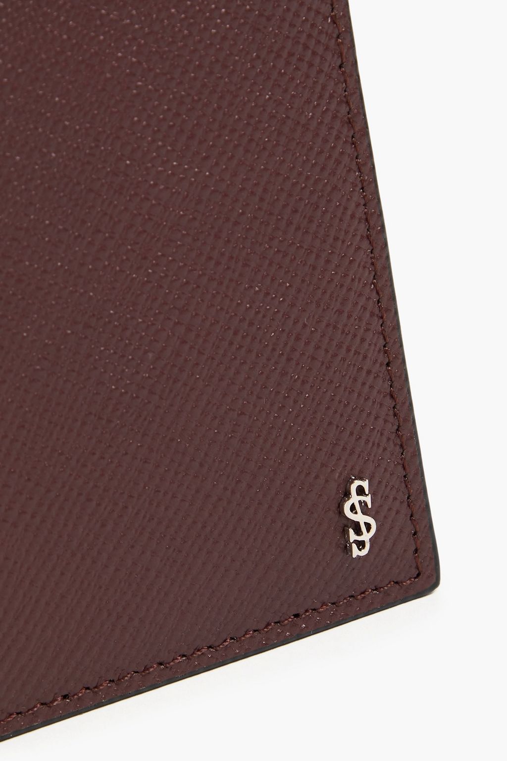 SERAPIAN Textured-leather wallet