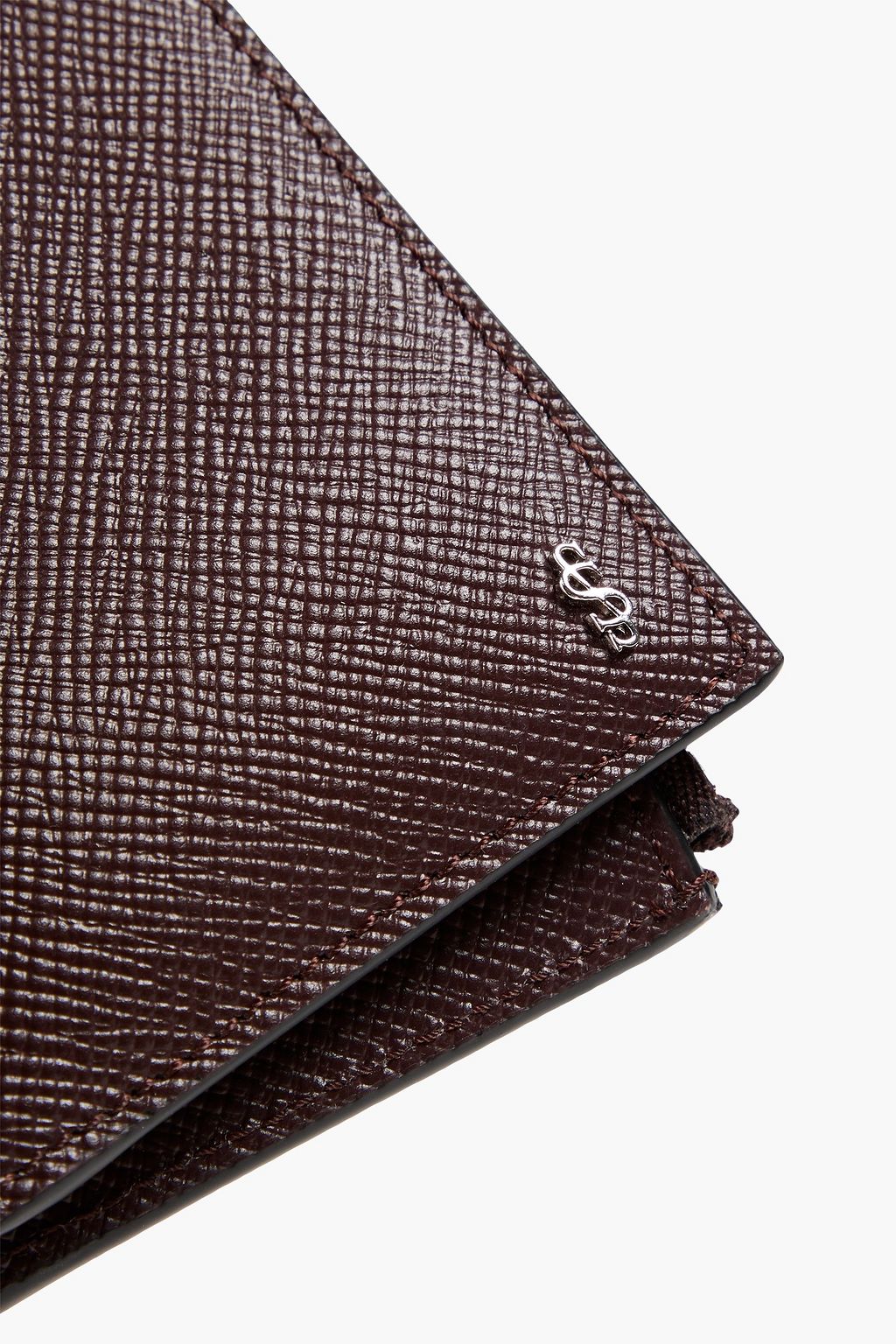 SERAPIAN Textured-leather wallet