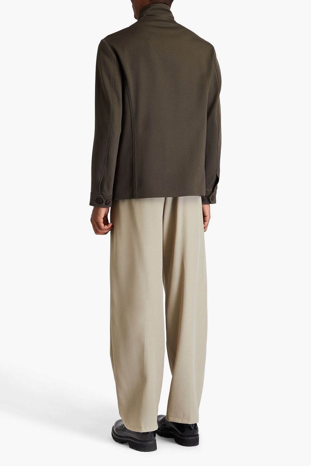 GIORGIO ARMANI Wool-twill jacket