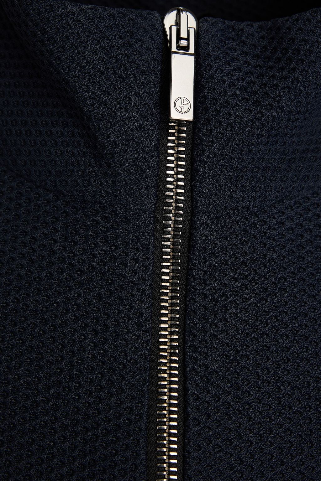 GIORGIO ARMANI جاكيت شبك من نسيج مطاط