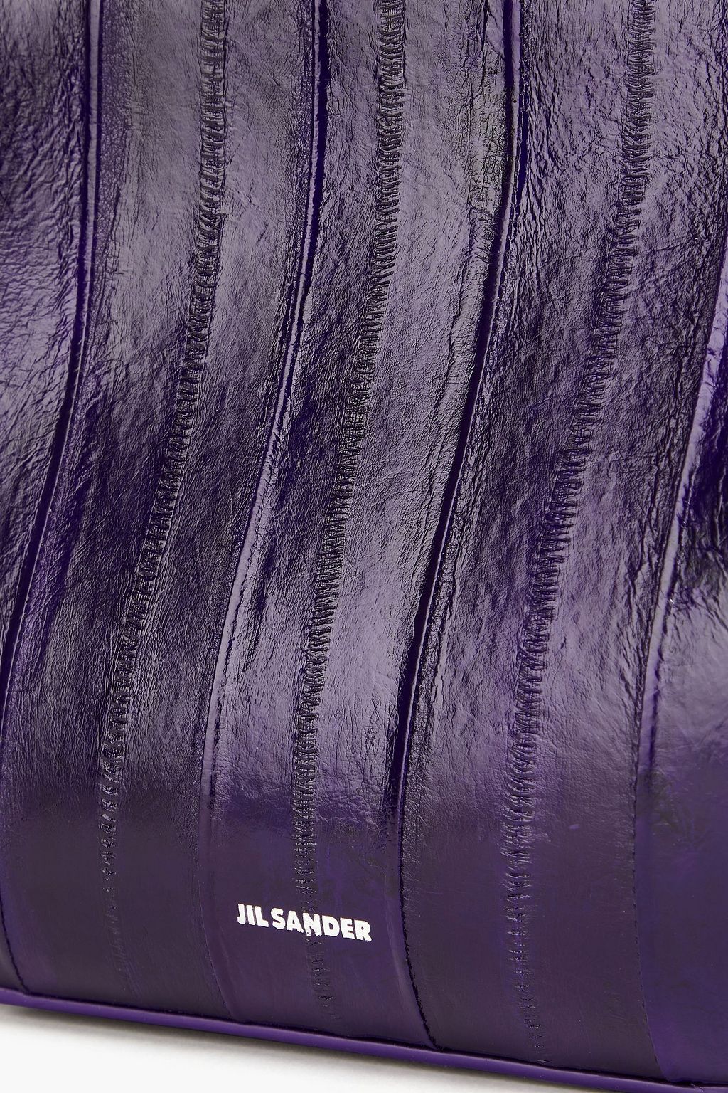 JIL SANDER Fish skin shoulder bag