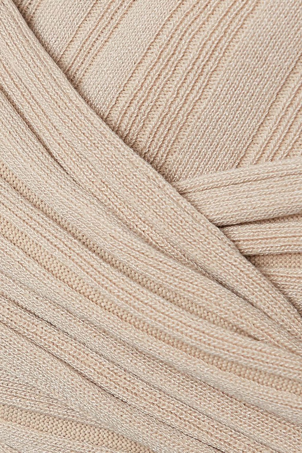 THE LINE BY K بلوزة Cybil بحبكة مضلّعة وفتحات