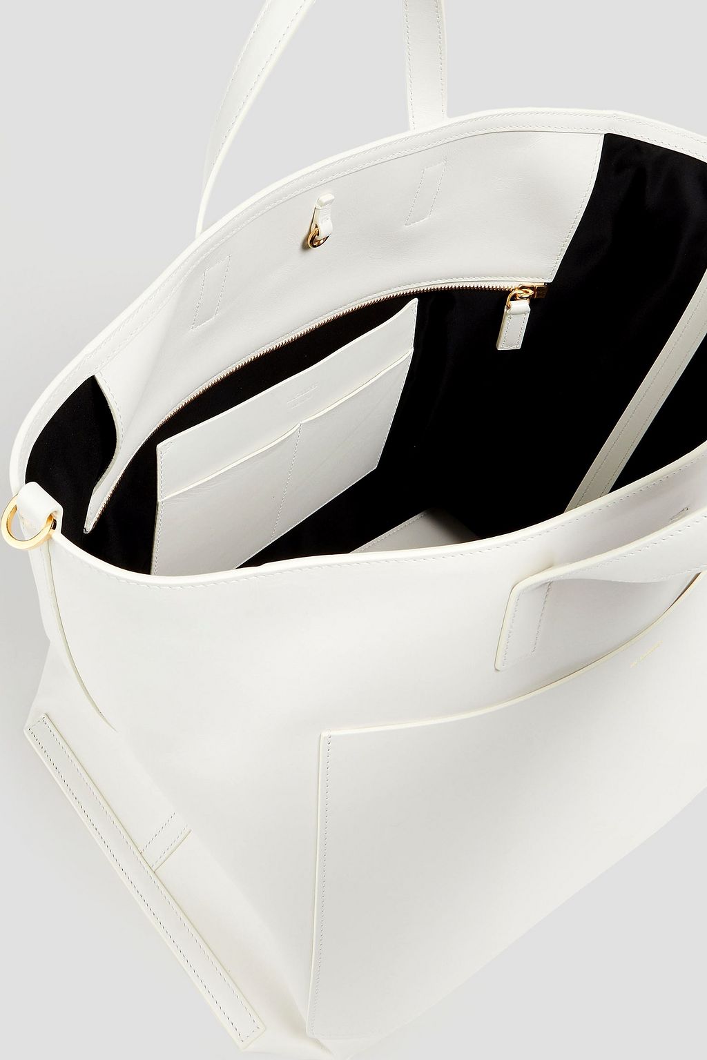 JIL SANDER حقيبة توت من الجلد
