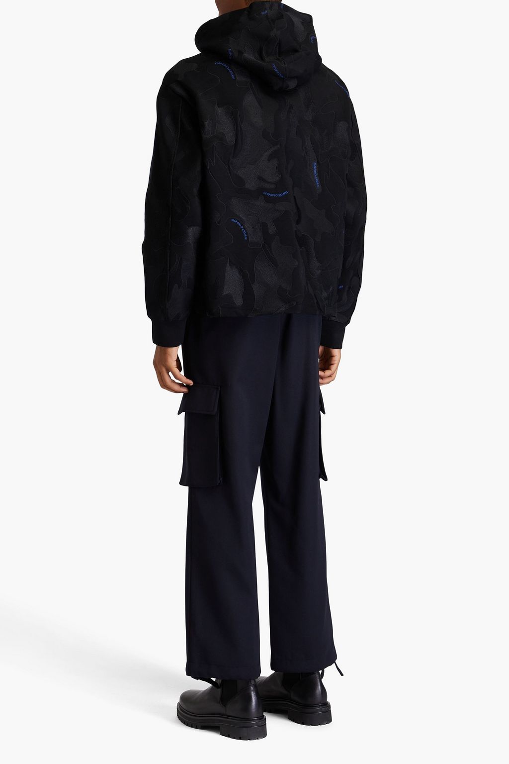 EMPORIO ARMANI Jacquard hoodie