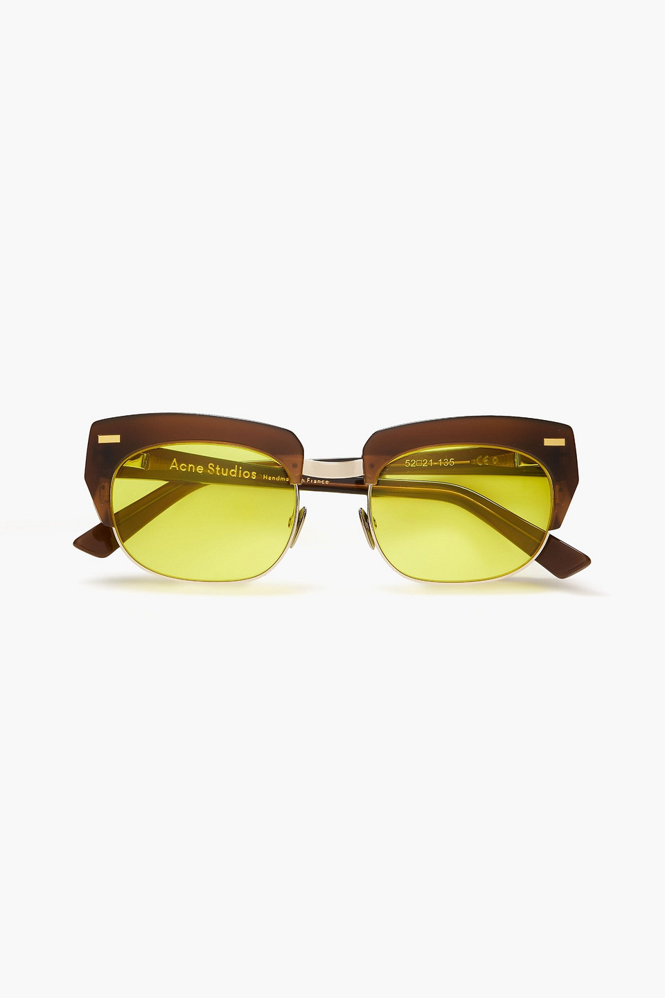 Acne Studios - D-frame acetate sunglasses - Brown - OneSize