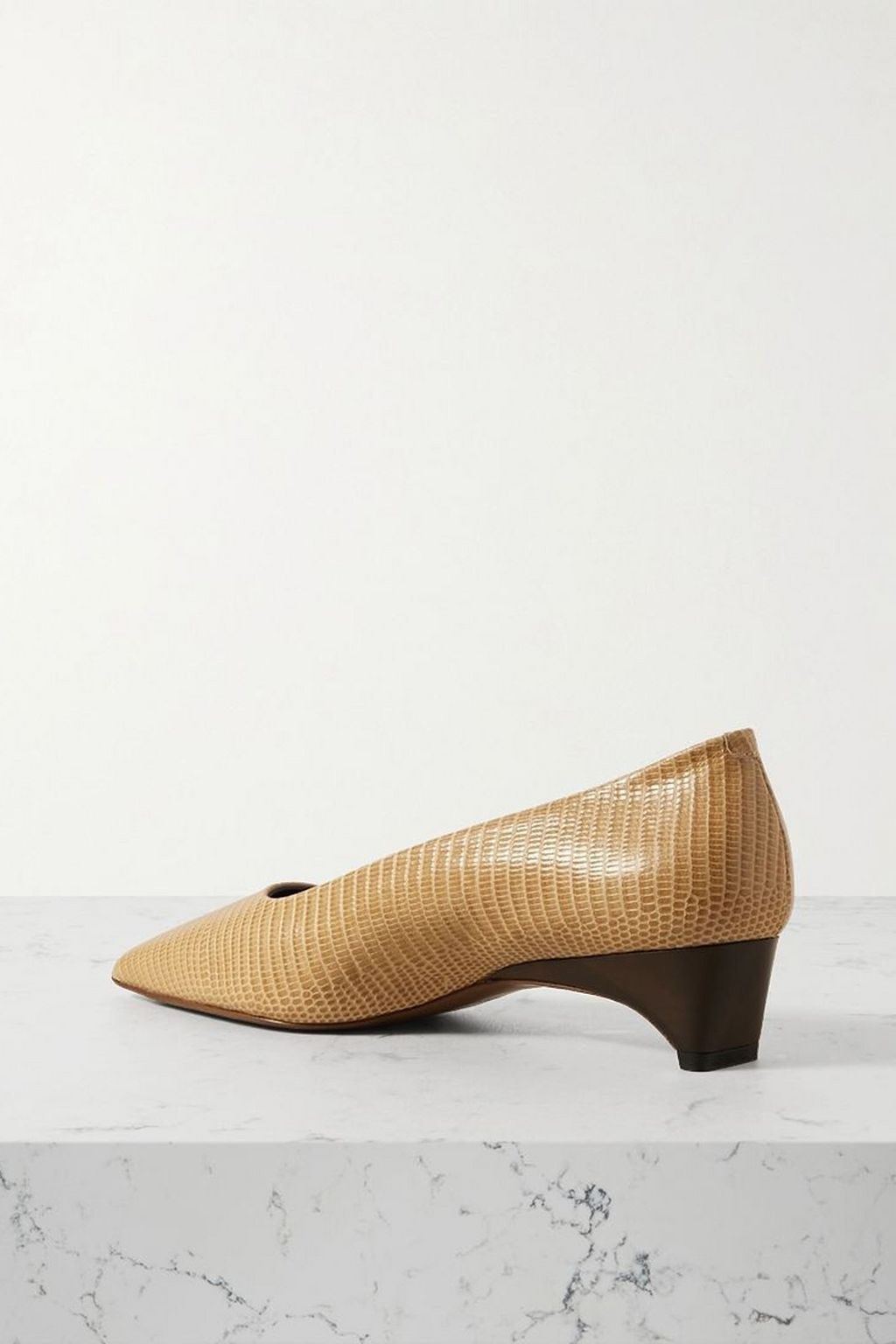 NEOUS Taika lizard-effect leather pumps