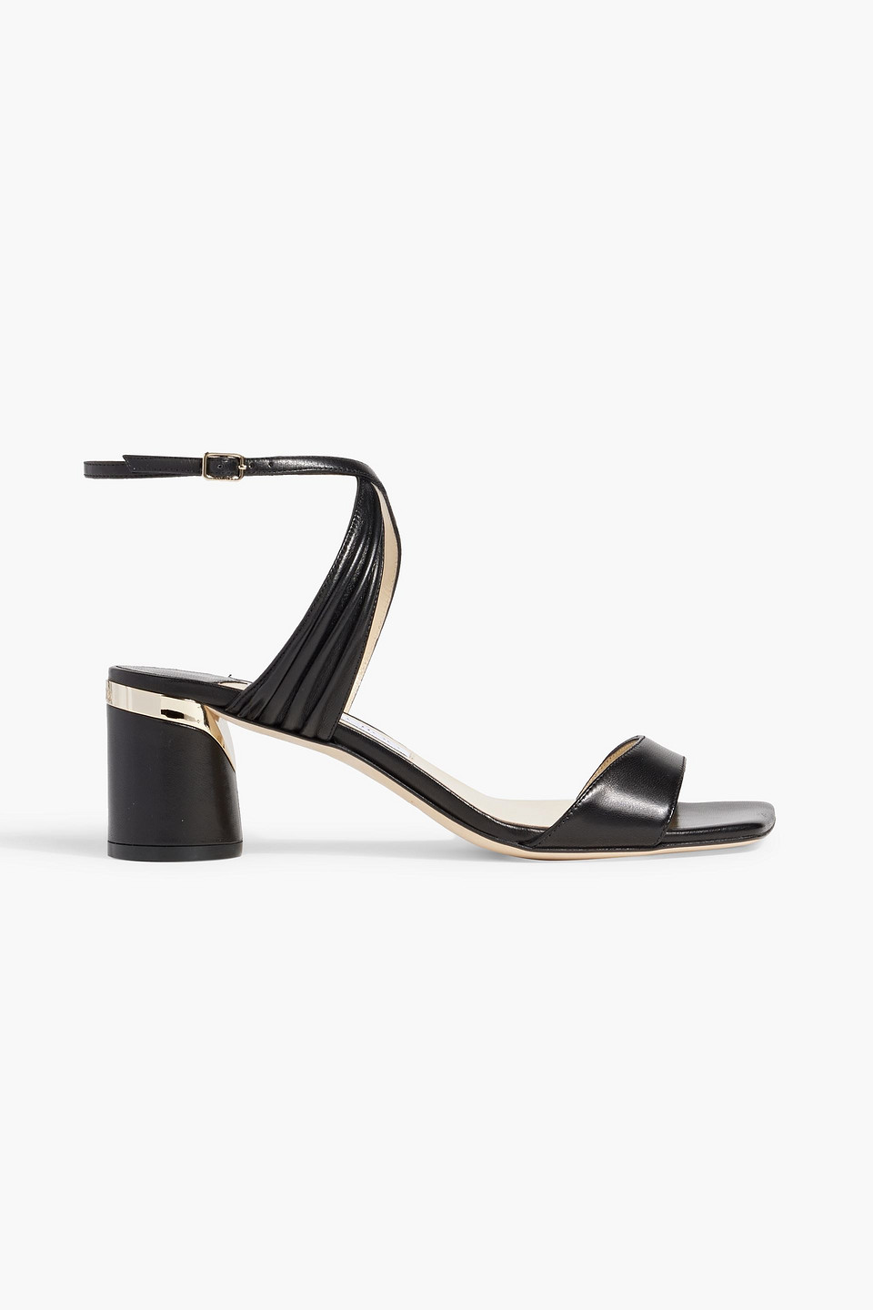 Jimmy Choo Jago 60 Leather Sandals In Black