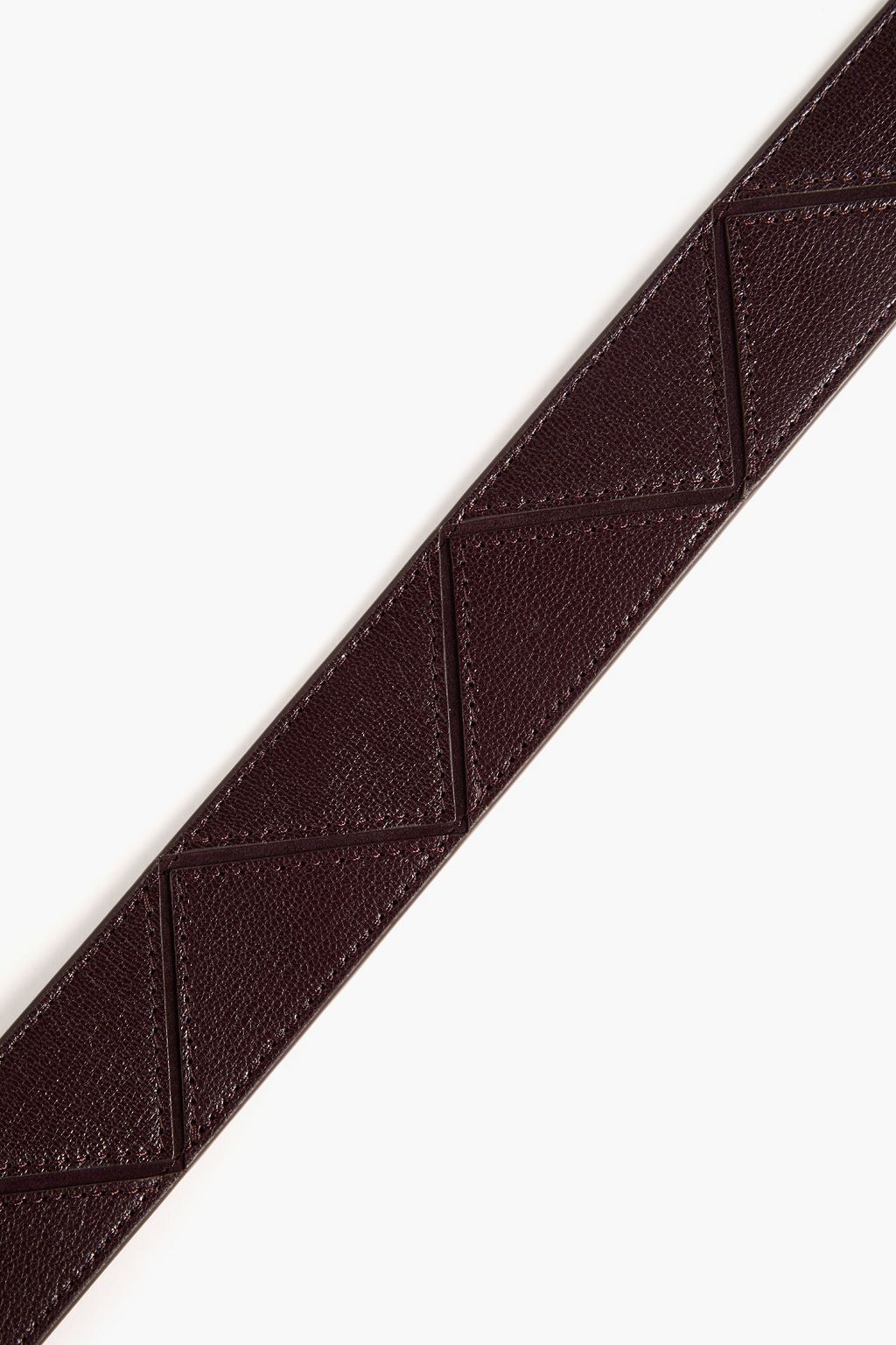 TORY BURCH ぺブル加工レザー ベルト