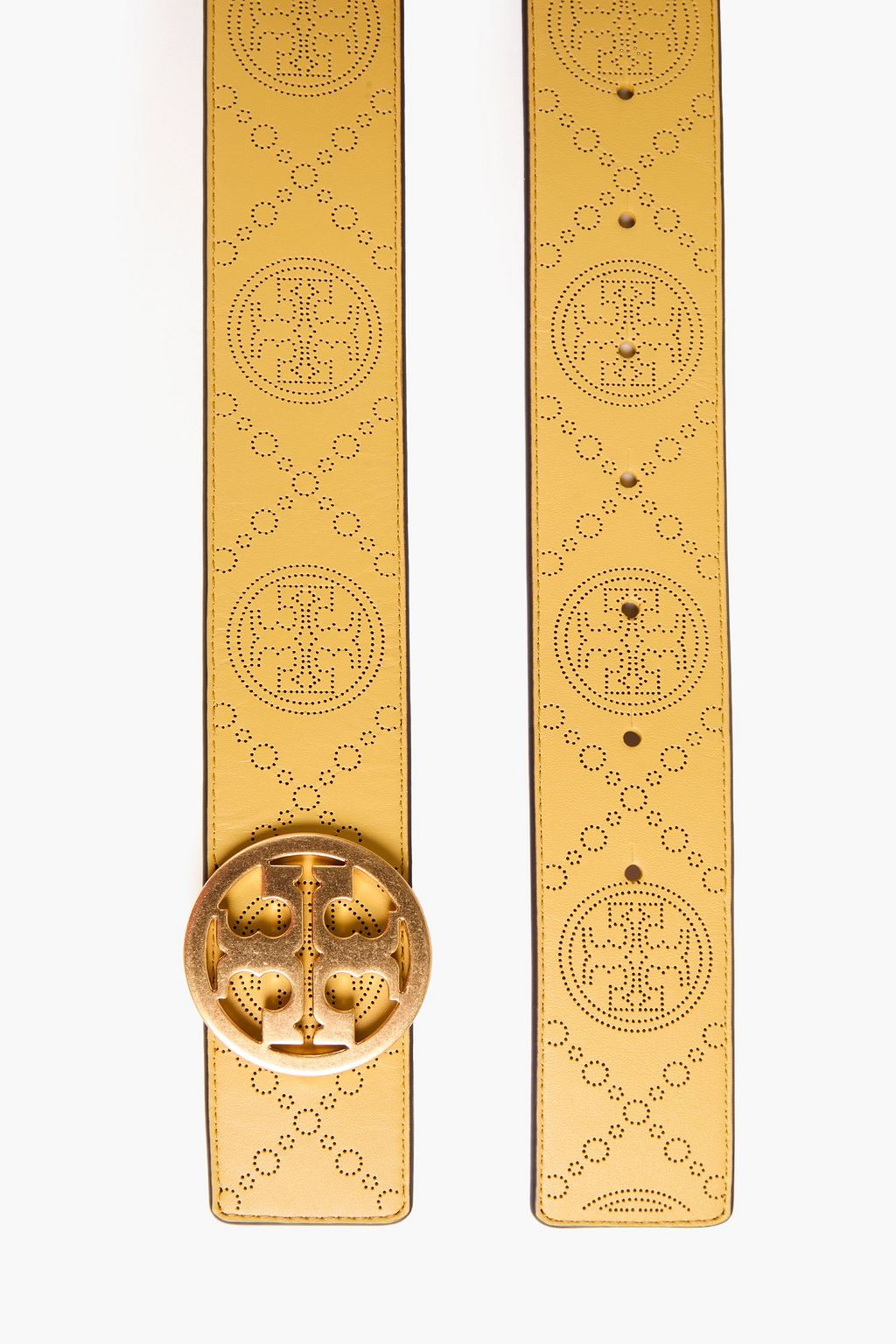 TORY BURCH Perforated leather belt