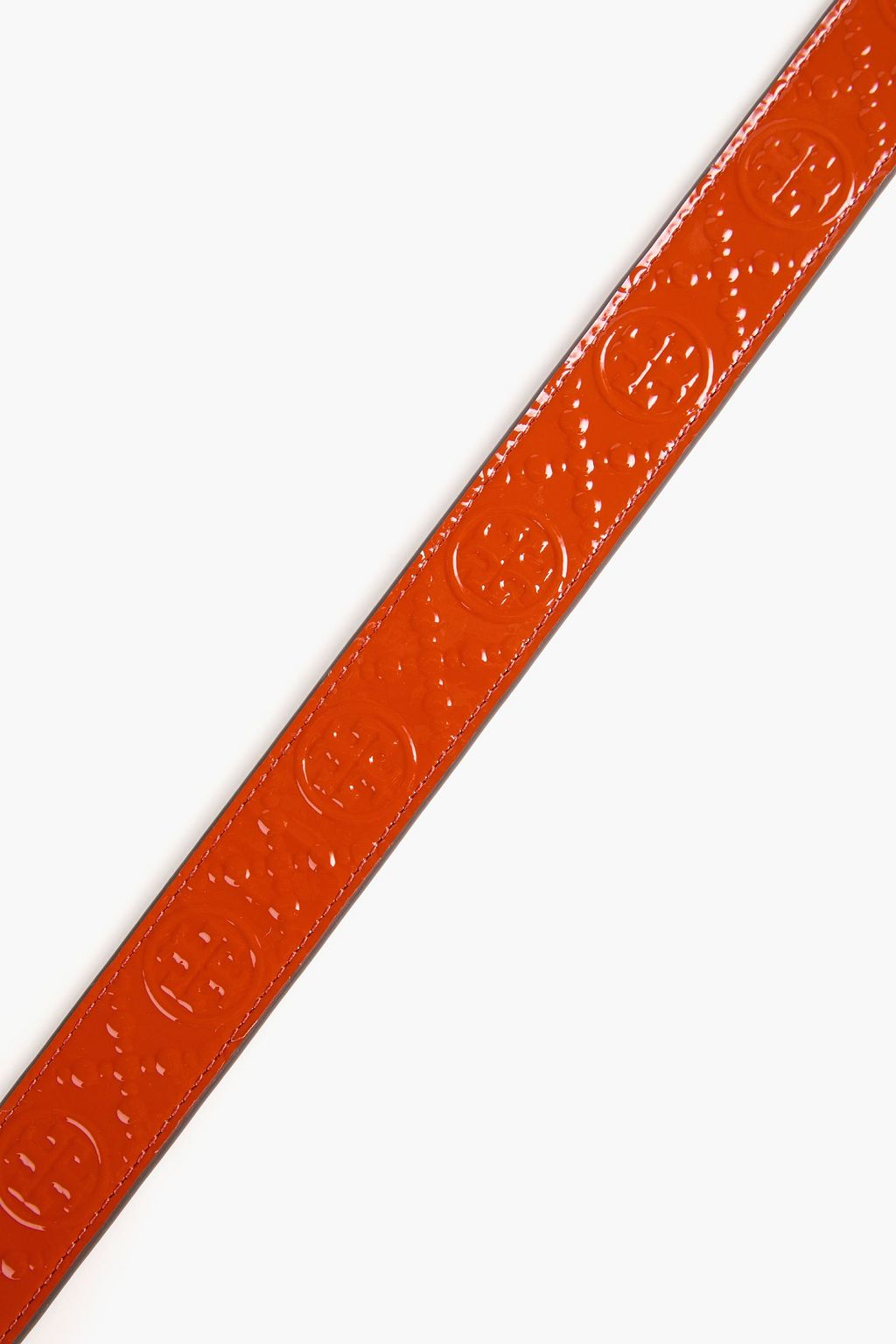 TORY BURCH Logo-embossed patent-leather belt