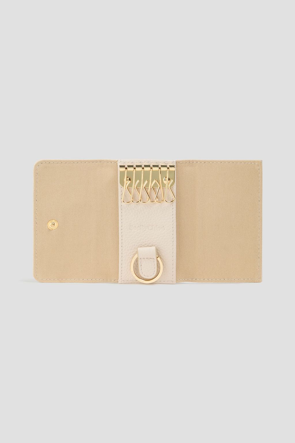 SEE BY CHLOÉ Textured-leather keychain