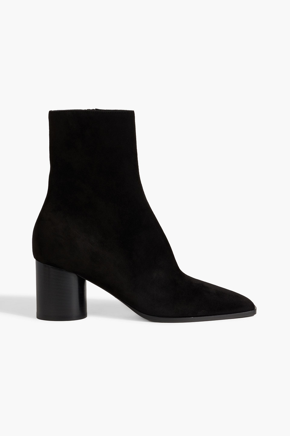 Ferragamo 60 Leather Ankle Boots In Black