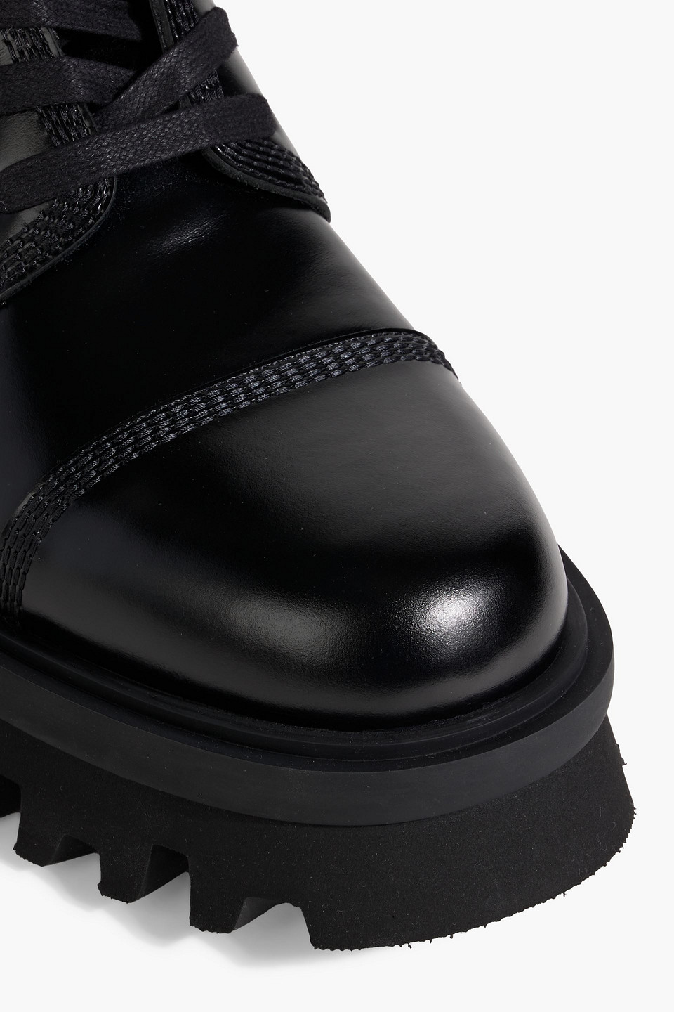 Ferragamo Orlando Leather Boot In Black