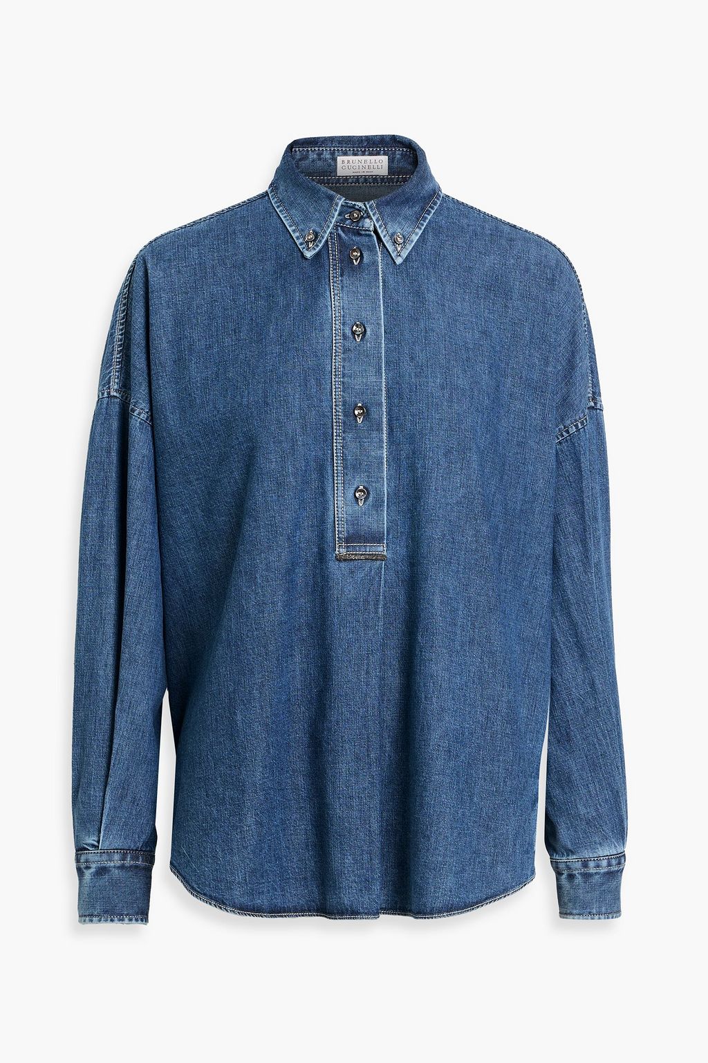 BRUNELLO CUCINELLI デニムシャツ BRUNELLO CUCINELLI Denim shirt | THE OUTNET