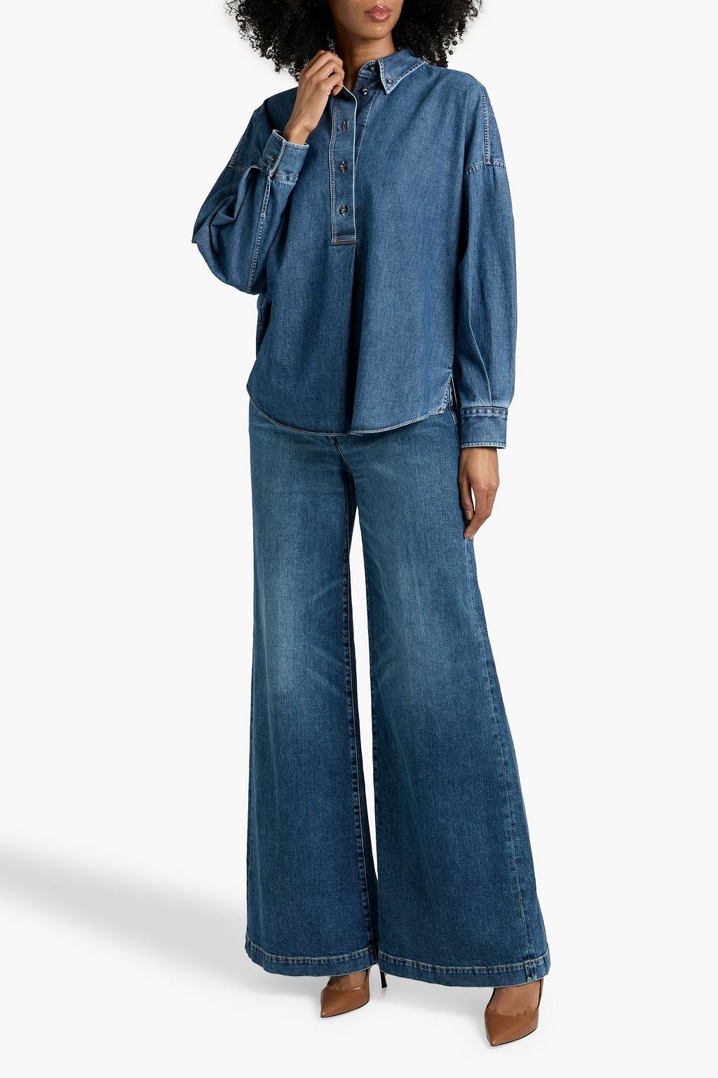 BRUNELLO CUCINELLI Denim shirt | THE OUTNET