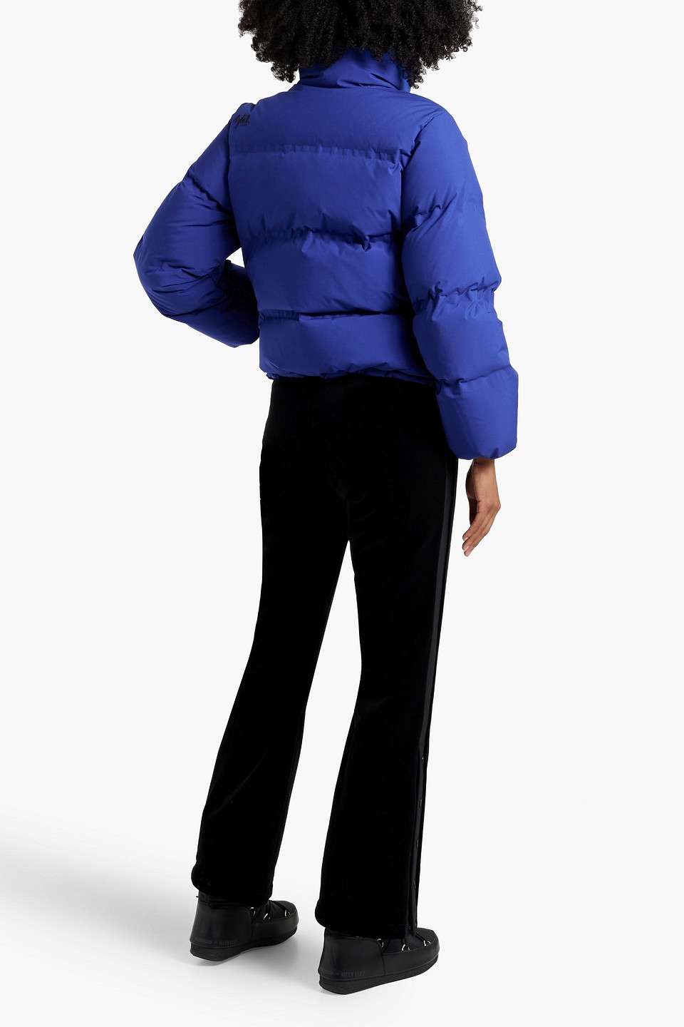 Aztech Mountain Panda Quilted Shell Down Jacket In Royal Blue