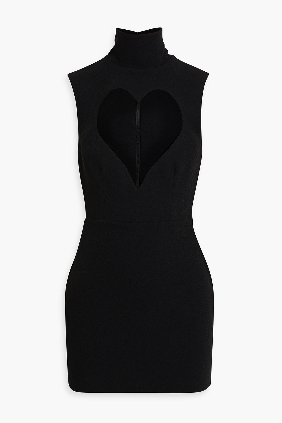 Alex Perry Cohan Cutout Crepe Mini Dress In Black