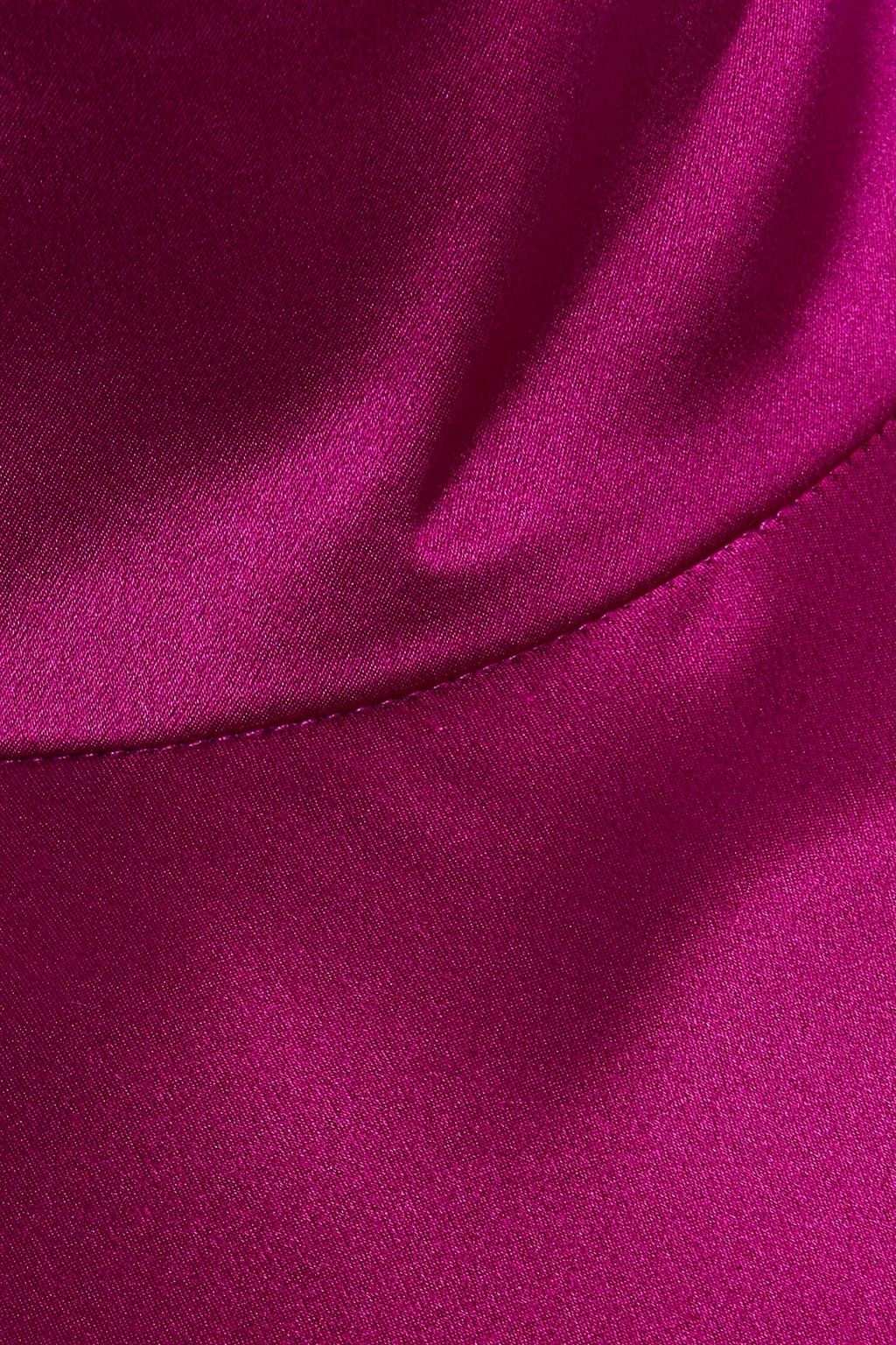 MICHELLE MASON Open-back silk-satin mini dress