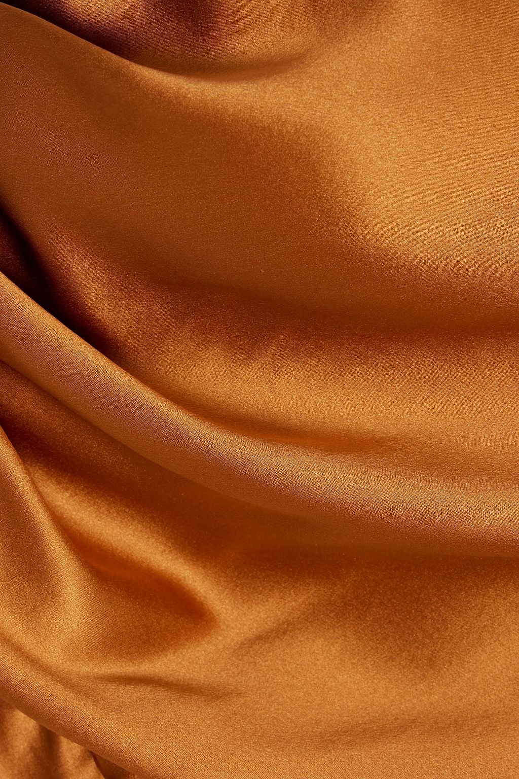 MICHELLE MASON Asymmetric one-shoulder silk-satin mini dress
