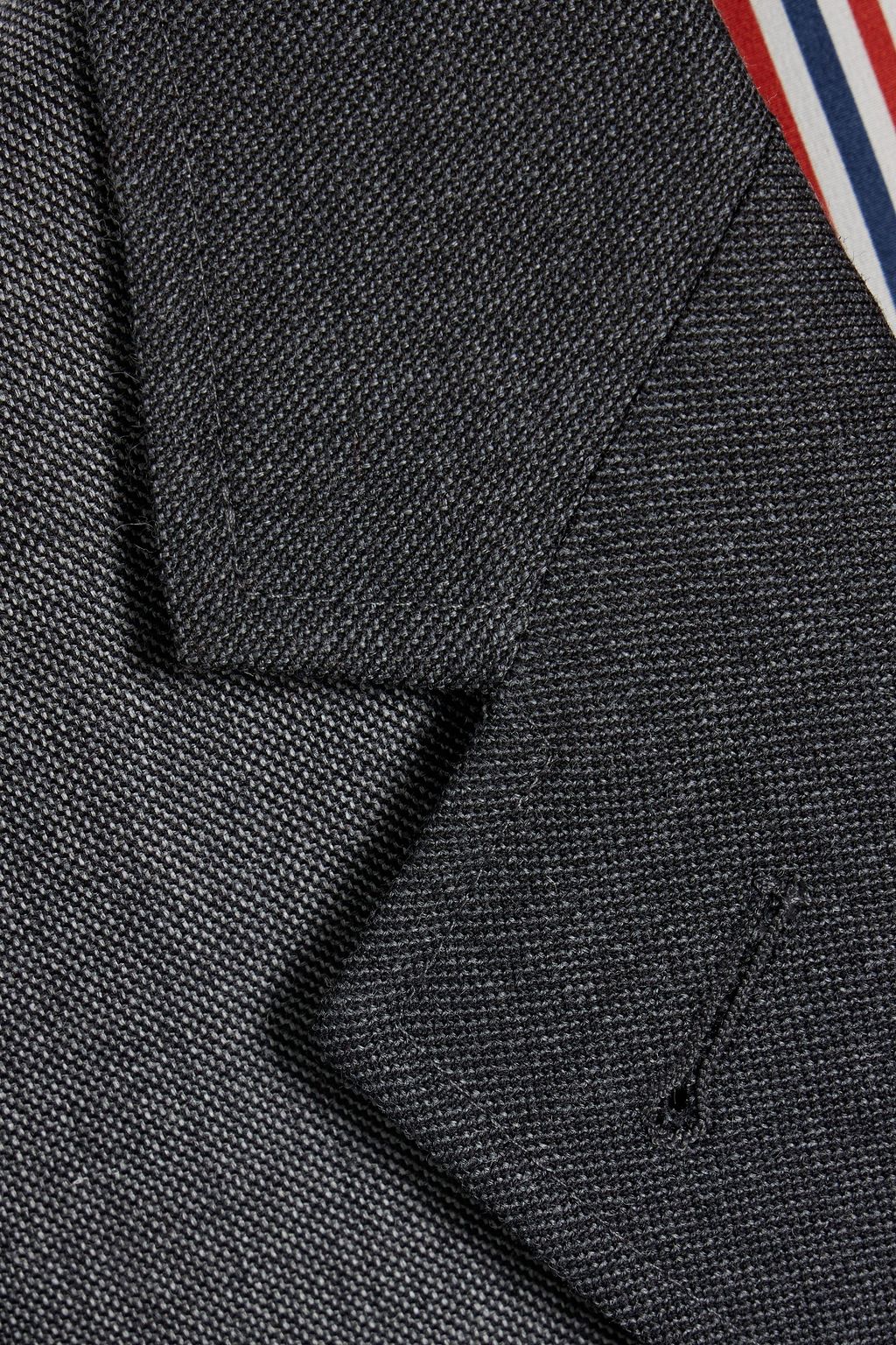 THOM BROWNE Wool graine de poudre coat