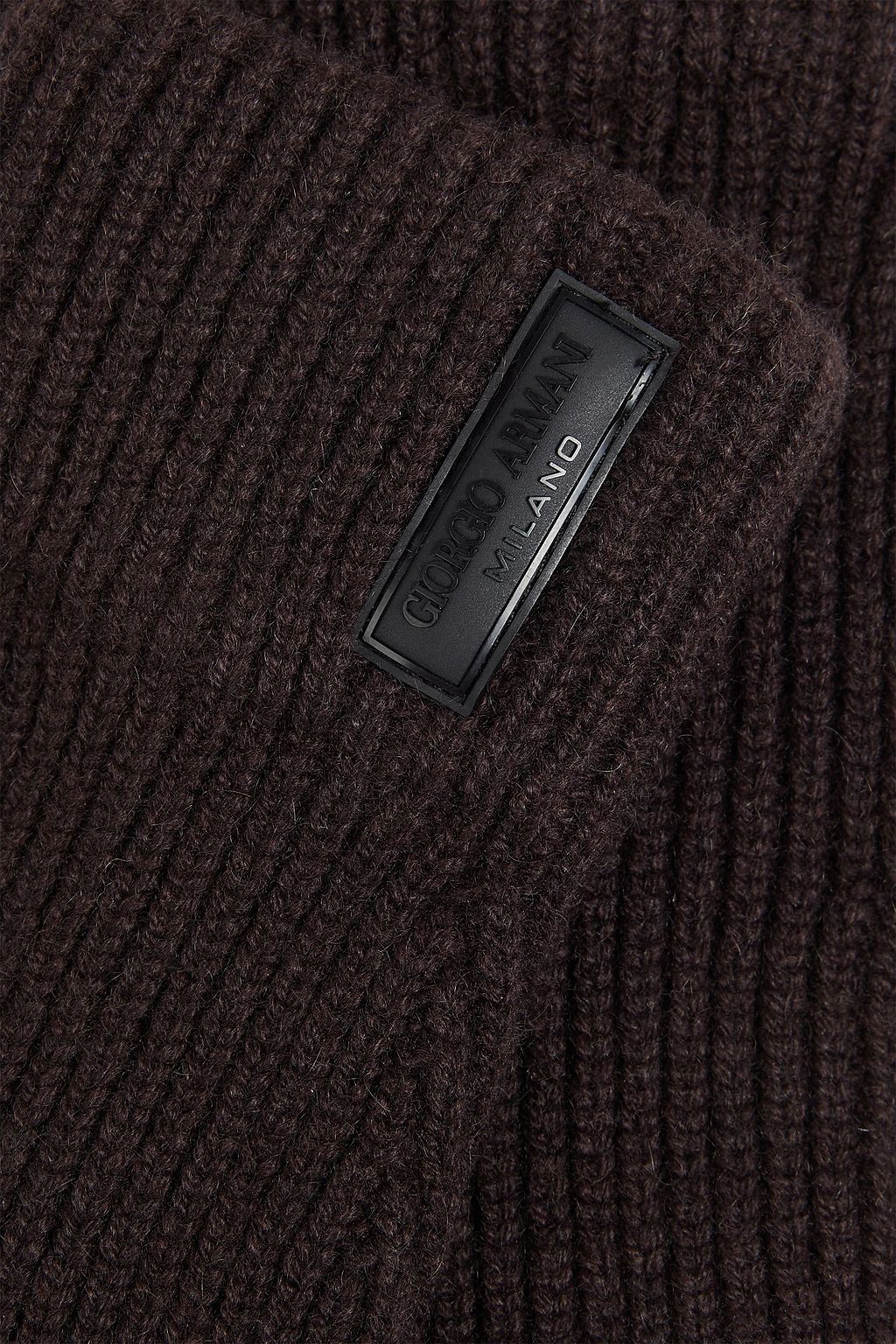 GIORGIO ARMANI Handschuhe aus geripptem Kaschmir