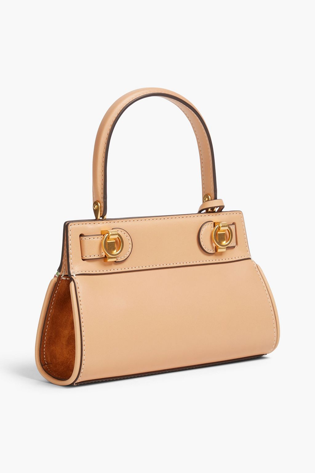 TORY BURCH Lee Radziwill jacquard and leather tote