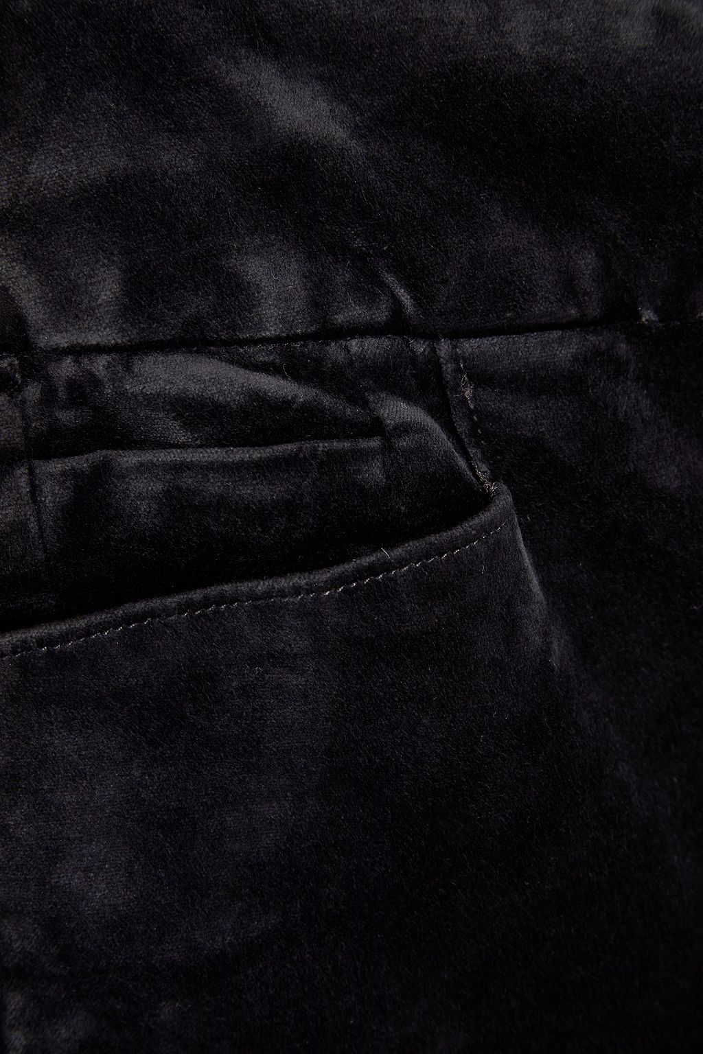 PAIGE Lou Lou cotton-blend velvet flared pants