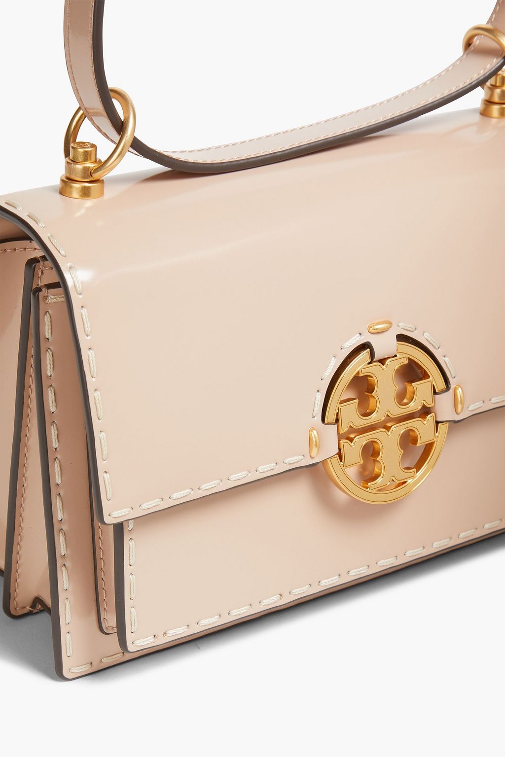TORY BURCH حقيبة كروس بودي "ميللر" من الجلد اللامع