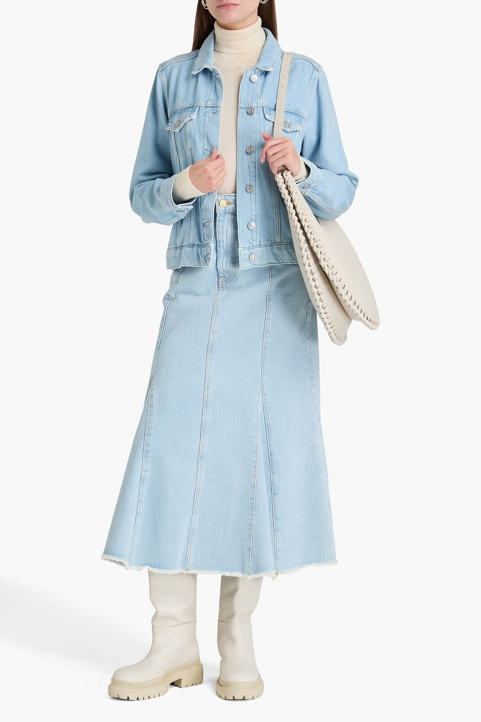  Paige - Rowan Denim Jacket - Blue - L 