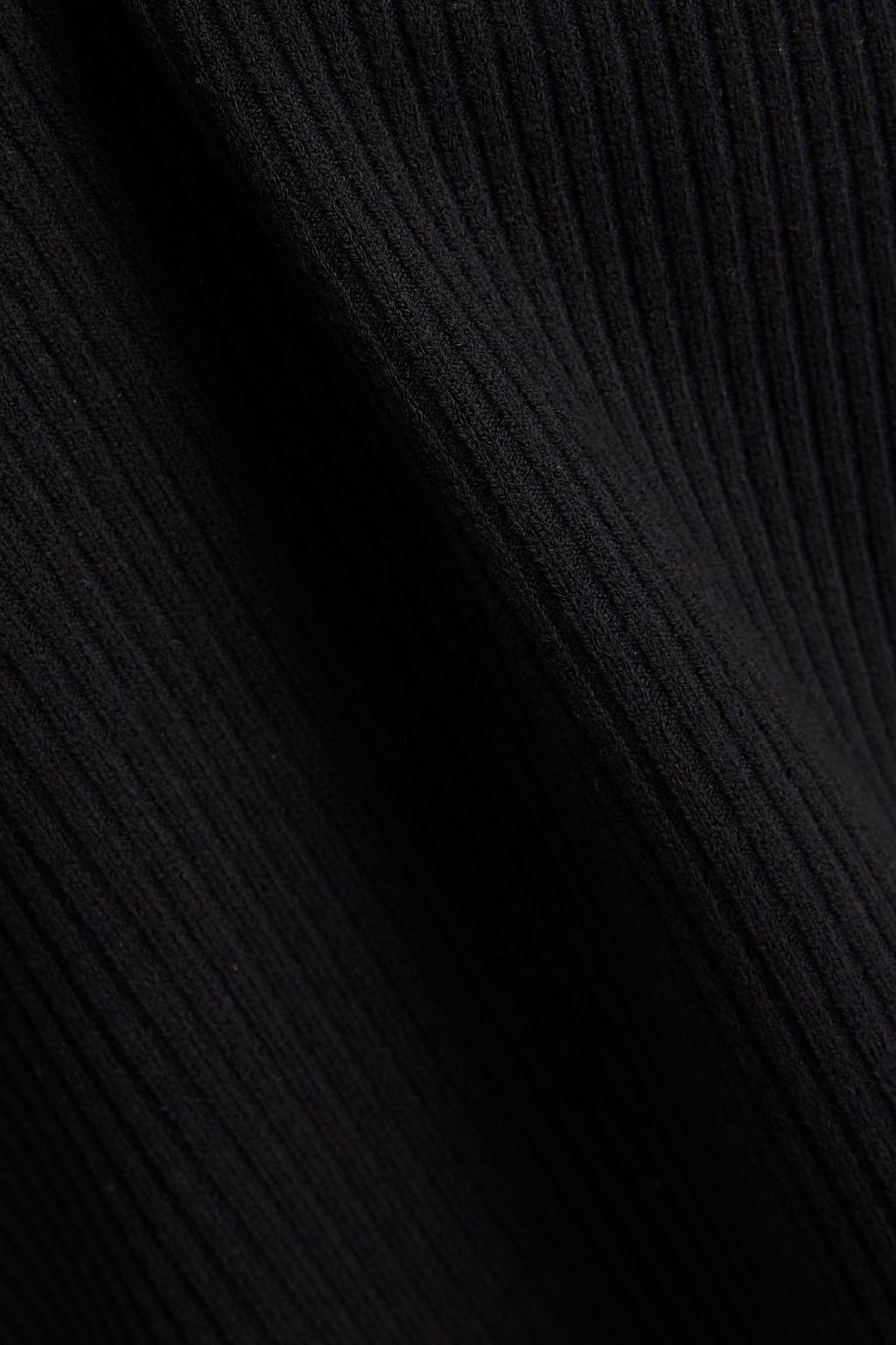 ALAÏA Ribbed wool-blend turtleneck sweater
