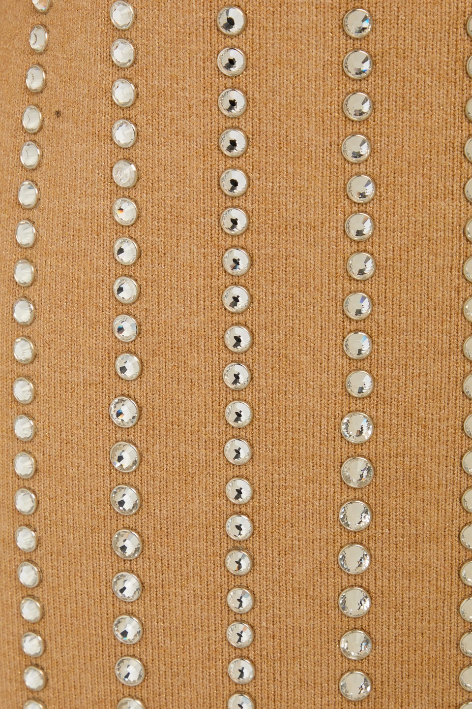 Retroféte Virgina Rhinestone-embellished Minidress In Sand