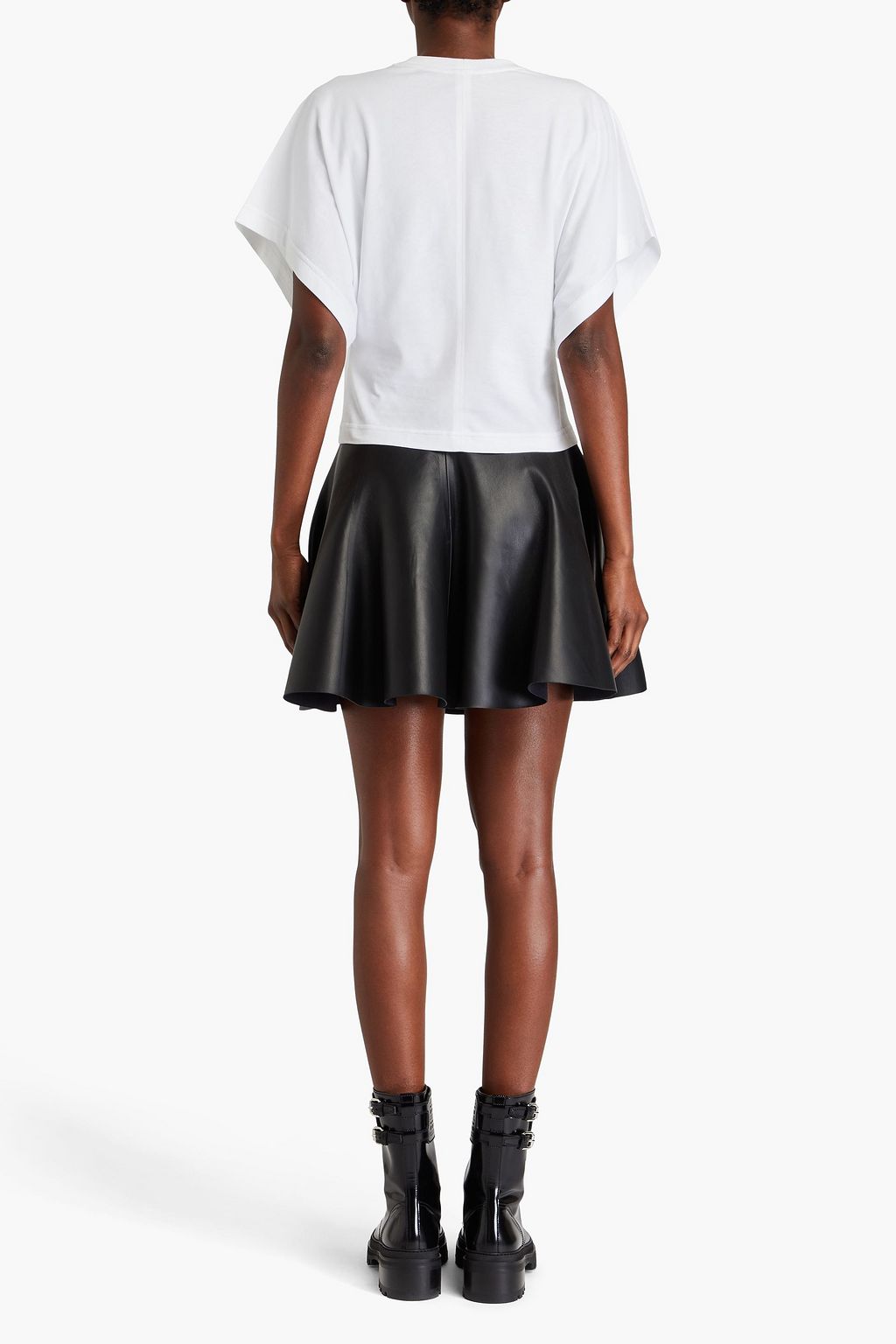 ALAÏA Embroidered cotton-jersey T-shirt