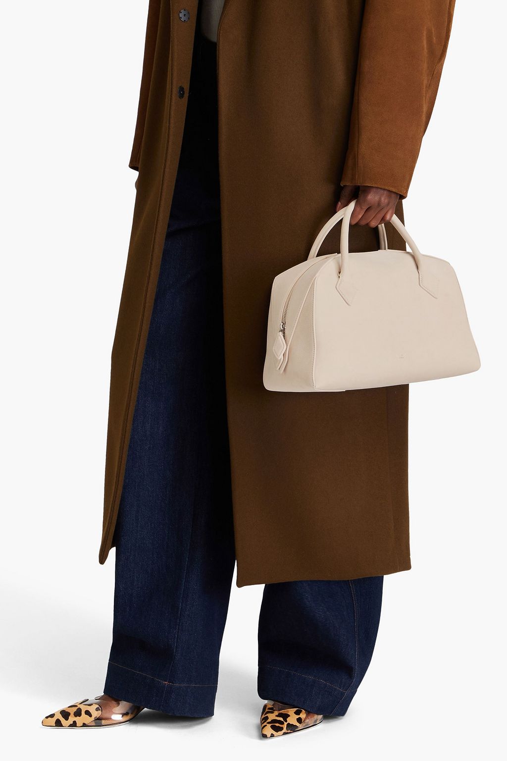 ALAÏA Le Losange nubuck tote
