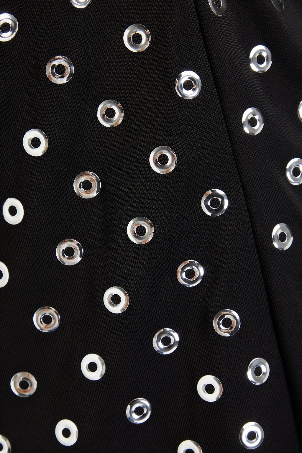 ALAÏA Eyelet-embellished stretch-jersey midi halterneck maxi dress