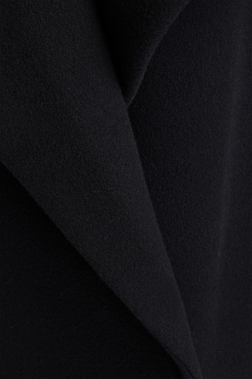 ALAÏA Cocoon doppelreihiger Mantel aus Wollfilz